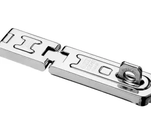 ABUS Mechanical 100/100 DG Hinged Hasp & Staple Carded 100mm