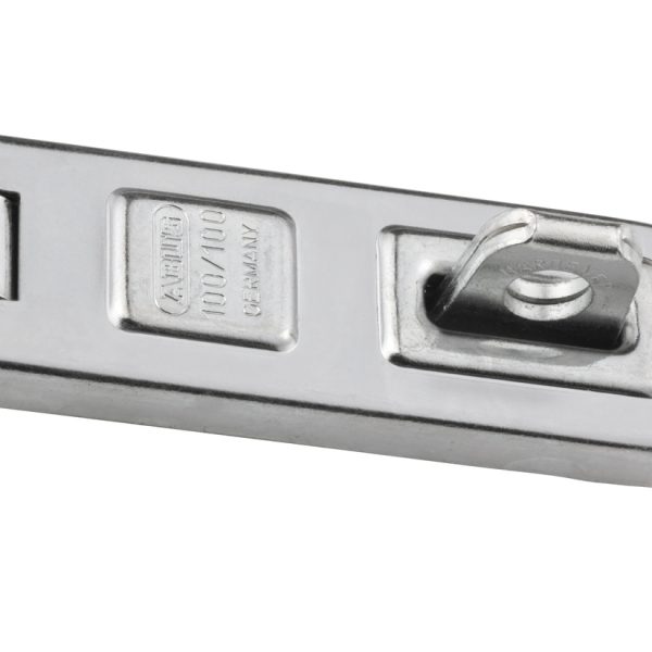 ABUS Mechanical 100/100 Hasp & Staple Carded 100mm