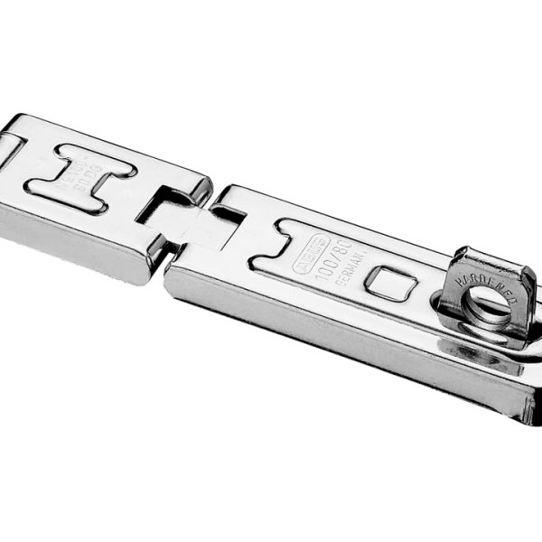 ABUS Mechanical 100/80 DG Hinged Hasp & Staple Carded 80mm