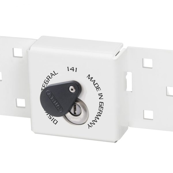 ABUS Mechanical 141/200 Diskus® Integral Van Lock White & 26/70mm Diskus® Padlock