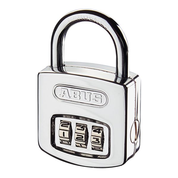 ABUS Mechanical 160/40 40mm Steel Case Die-Cast Body Combination Padlock (3-Digit) Carded