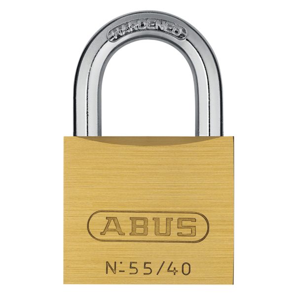 ABUS Mechanical 55/40mm Brass Padlock Carded