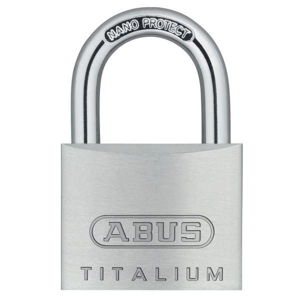 ABUS Mechanical 64TI/40mm TITALIUM™ Padlock Twin Pack