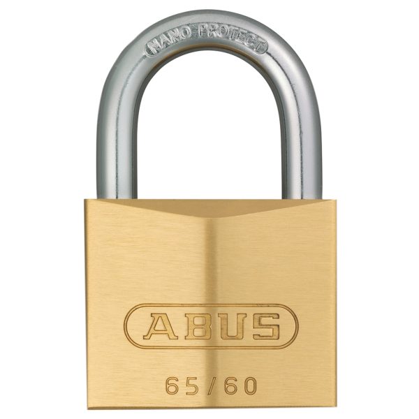 ABUS Mechanical 65/60mm Brass Padlock Keyed Alike 6601