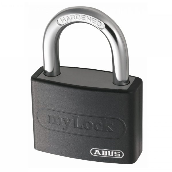 ABUS Mechanical T65AL/40mm My Lock Aluminium Padlock Black Keyed Alike 6402