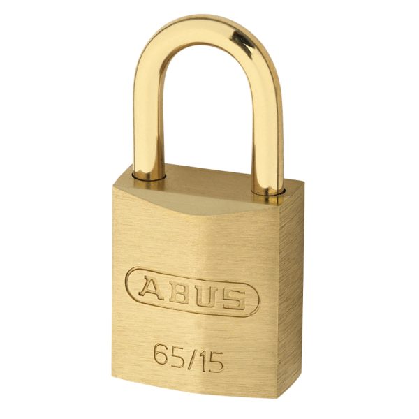 ABUS Mechanical 65MB/30mm Solid Brass Padlock 70mm Long Shackle Carded
