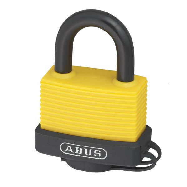 ABUS Mechanical 70AL/45mm Aluminium Padlock Yellow Keyed Alike 6401