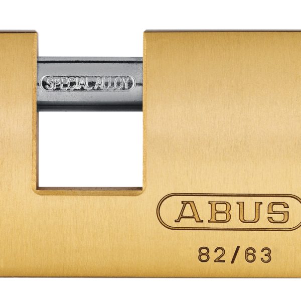ABUS Mechanical 82/63mm Monoblock Brass Shutter Lock Keyed Alike 8501