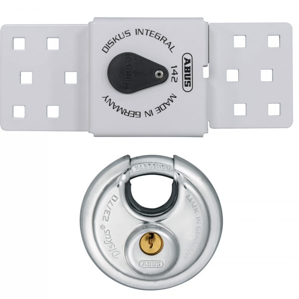 ABUS Mechanical 142 Series Sliding Door Van Lock & 23/70mm Diskus® Padlock