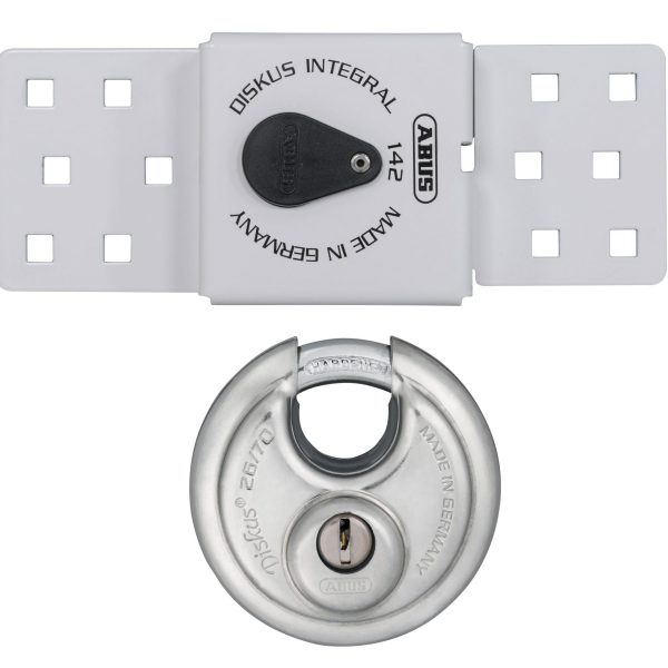 ABUS Mechanical 142 Series Sliding Door Van Lock & 26/70mm Diskus® Padlock