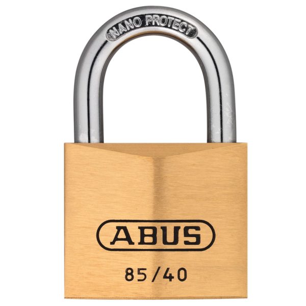 ABUS Mechanical 85/40mm Brass Padlock Carded