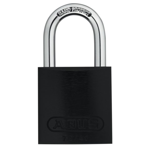 ABUS Mechanical 72/40mm Aluminium Padlock Black Keyed Alike TT00260