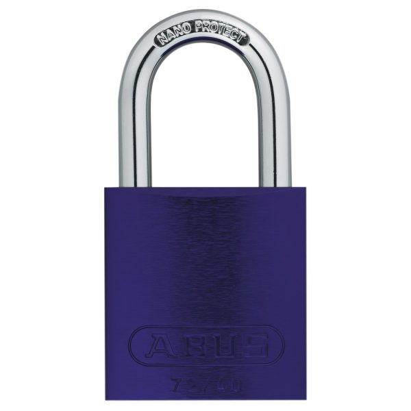 ABUS Mechanical 72/40mm Aluminium Padlock Violet Keyed Alike TT04072