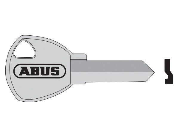 ABUS Mechanical 65/30 30mm Old Profile Key Blank