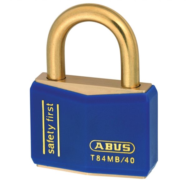 ABUS Mechanical T84MB/40mm Blue Rustproof Padlock Keyed Alike 8406