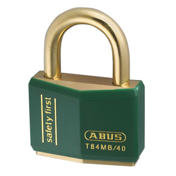 ABUS Mechanical T84MB/40mm Green Rustproof Padlock Keyed Alike 8403