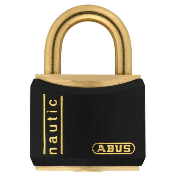 ABUS Mechanical T84MB/30mm Black Rustproof Padlock Carded