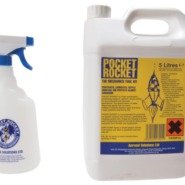 AEROSOL Pocket Rocket Lubricant Repellent 5 litre