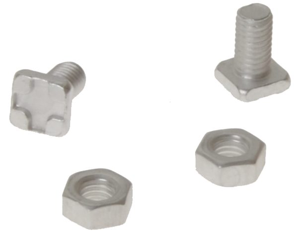 ALM Manufacturing GH004 Square Glaze Bolts & Nuts Pack of 20