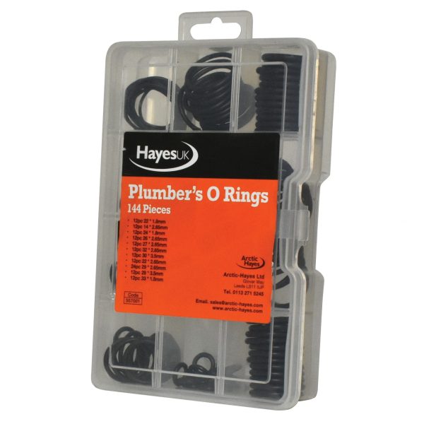 ARCTIC HAYES Plumber's O-Ring Kit, 144 Piece