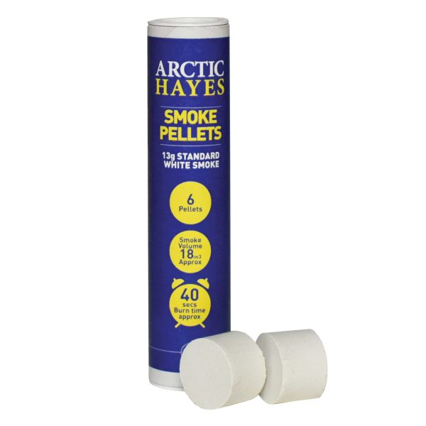ARCTIC HAYES Smoke Pellets Standard 13g White (Tube 6)