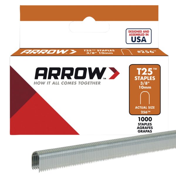 ARROW T25 Staples 10mm (3/8in) (Box 1000)