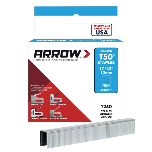 ARROW T50 Staples Ceiltile 13mm (Box 1250)
