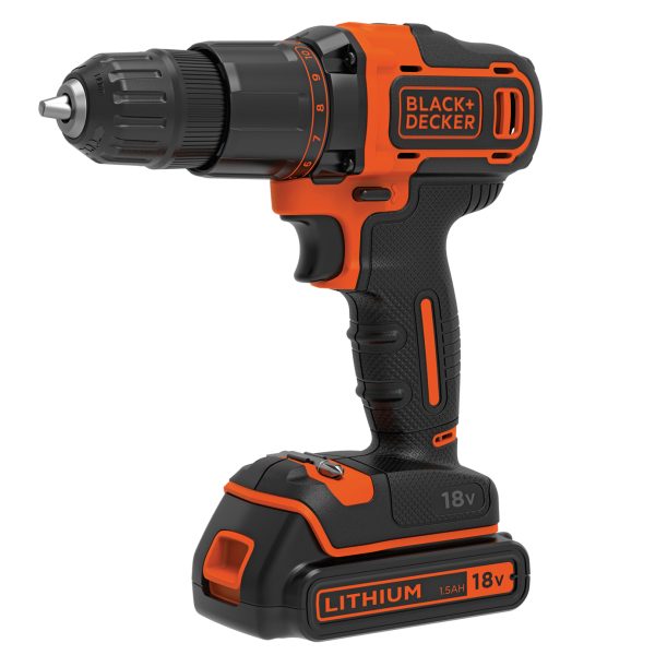 BLACK + DECKER BCD700S1K 2 Gear Combi Drill 18V 1 x 1.5Ah Li-ion