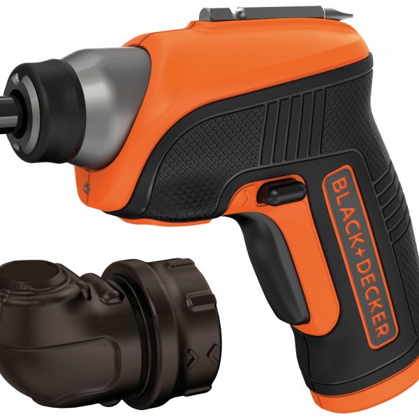 BLACK + DECKER CS3652LC Cordless Screwdriver & Right Angle Attachment 3.6V Li-ion