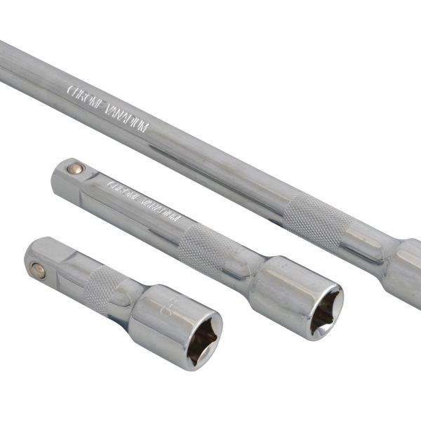BLUESPOT TOOLS 1/2in Square Drive CV Extension Bar Set 3 Piece