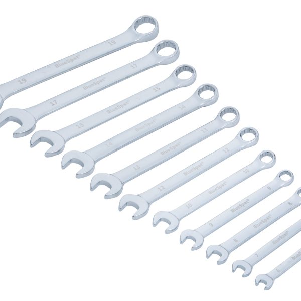 BLUESPOT TOOLS Combination Spanner Set, 11 Piece