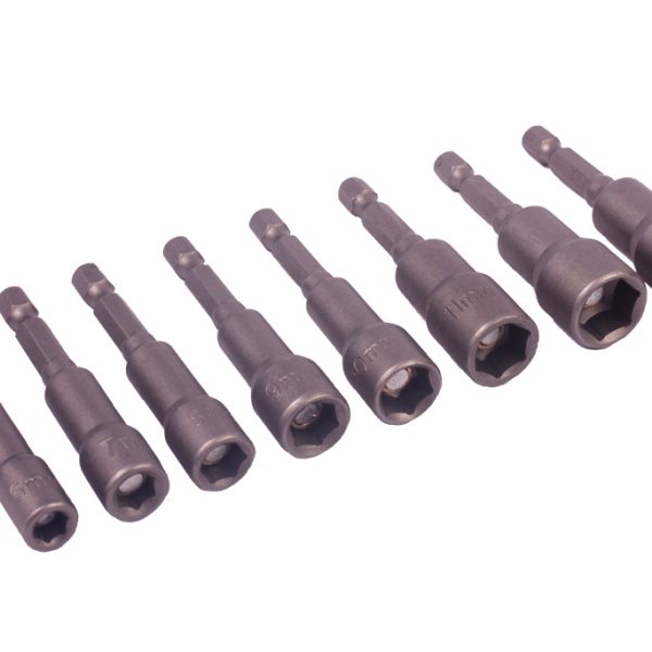 BLUESPOT TOOLS Magnetic 1/4in Nut Driver Set, 8 Piece