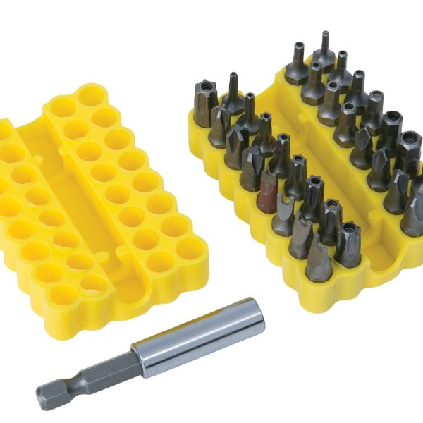 BLUESPOT TOOLS Security Bit Set, 33 Piece
