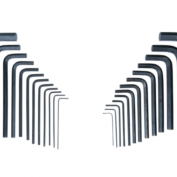 BLUESPOT TOOLS Metric & Imperial Hexagon Key Pouch Set, 25 Piece