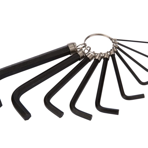 BLUESPOT TOOLS Hexagon Key Set, 10 Piece (1.5-10mm)