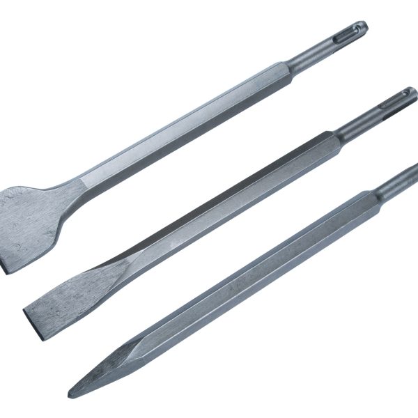 BLUESPOT TOOLS SDS Plus Chisel Set, 3 Piece