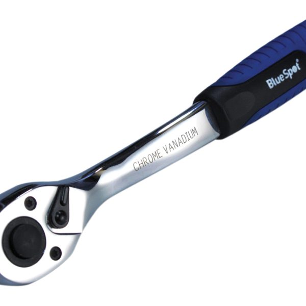 BLUESPOT TOOLS Soft Grip Ratchet 72 Teeth 1/2in Drive