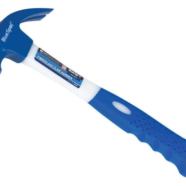 BLUESPOT TOOLS Claw Hammer Fibreglass Shaft 570g (20oz)