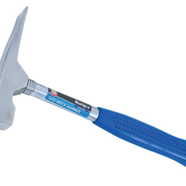 BLUESPOT TOOLS Steel Shafted Brick Hammer 450g (16oz)
