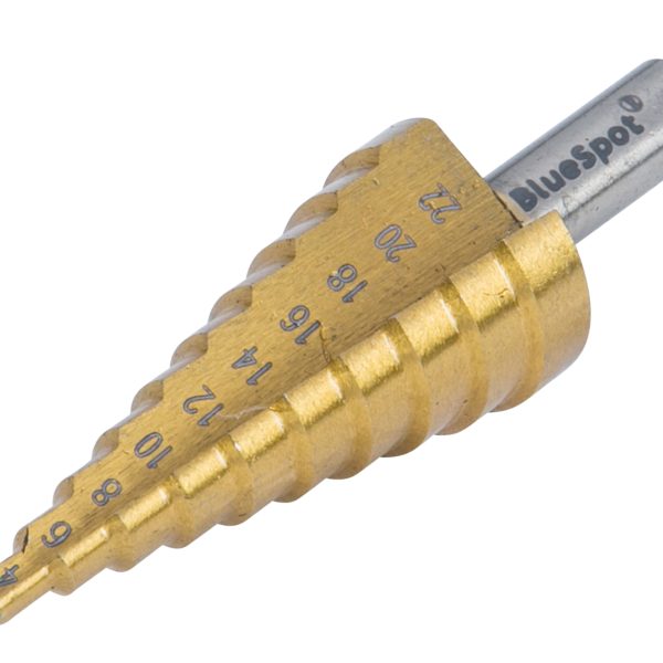BLUESPOT TOOLS HSS Step Drill 4-22mm
