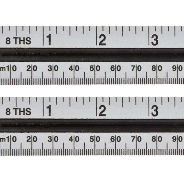 BLUESPOT TOOLS Aluminium Ruler 300mm (12in)