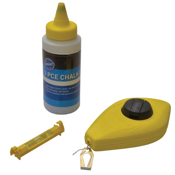 BLUESPOT TOOLS Chalk Line Set, 3 Piece