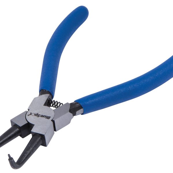 BLUESPOT TOOLS Circlip Pliers Internal Bent 90⁰ Tip 150mm (6in)