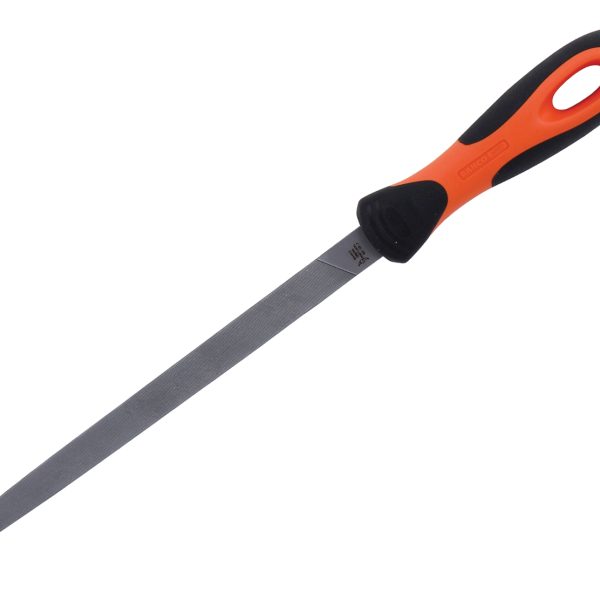 BAHCO 1-170-08-2-2 ERGO™ Handled Three-Square Second Cut File 200mm (8in)