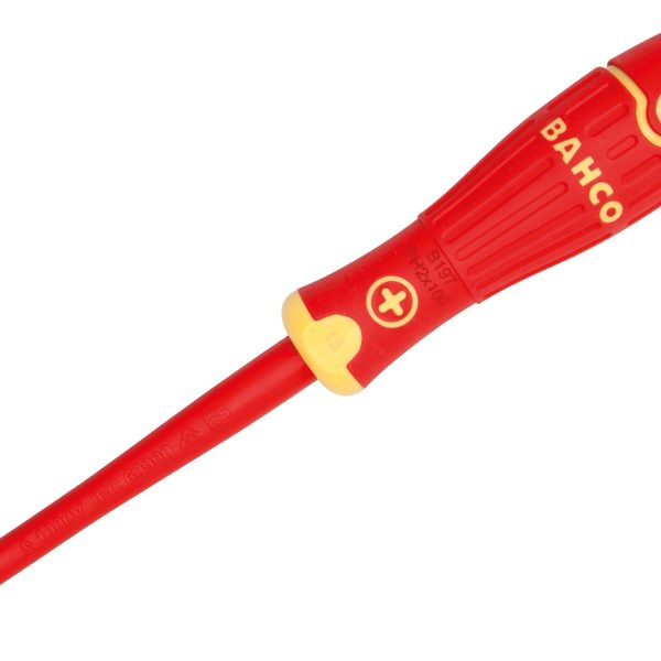 BAHCO BAHCOFIT Insulated Screwdriver Phillips Tip PH1 x 80mm