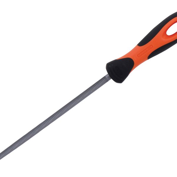 BAHCO 1-230-08-2-2 ERGO™ Handled Round Second Cut File 200mm (8in)