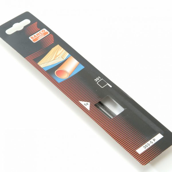 BAHCO 303-5P Coping Saw Blades 165mm (6.1/2in) 14 TPI (Pack 5)