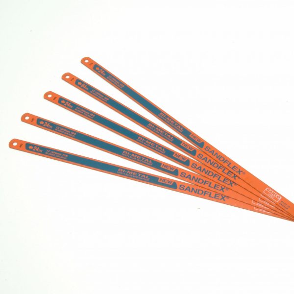 BAHCO 3906 Sandflex® Hacksaw Blades 300mm (12in) x 24 TPI (Pack 5)
