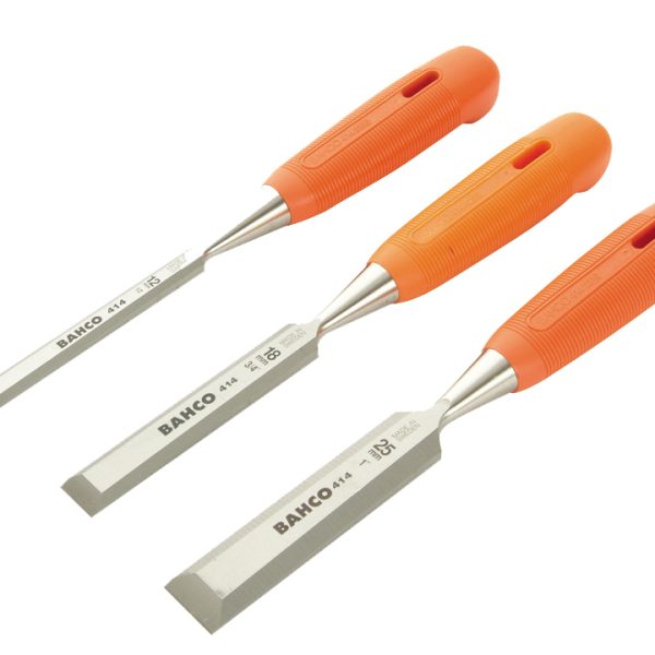 BAHCO 414 Bevel Edge Chisel Set, 3 Piece
