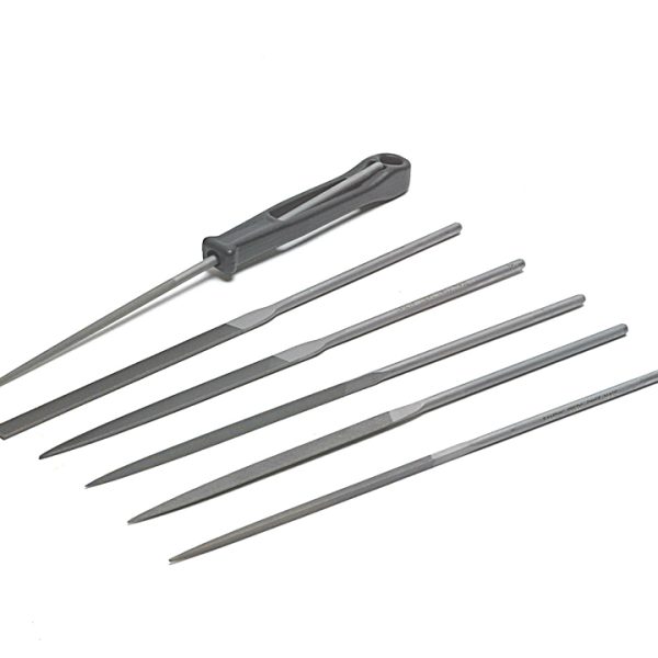 BAHCO 2-470-16-2-0 Needle File Set of 6 Cut 2 Smooth 160mm (6.2in)